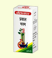 Кальций Правал панчамрит, Байдьянахт, (Baidyanath Prawal Panchamrit) (с жемчугом) 25таб