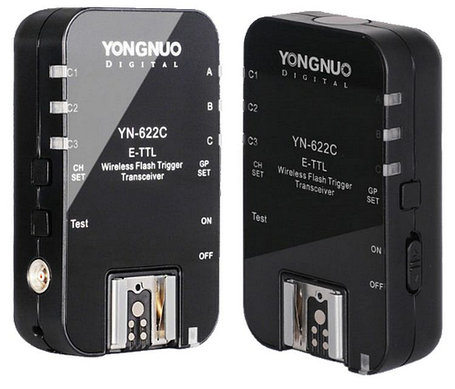 YN 622C E-TTL комплект Радио-синхронизаторов для Canon 6D 7D 60D 70D 700D, MARK и др., фото 2
