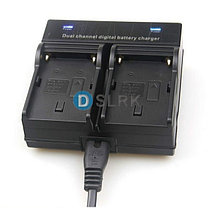 Зарядное устройство для 2-х аккумуляторов SONY NP-F970/NP-F770/NP-F550/NP-F570 и т.д., фото 3