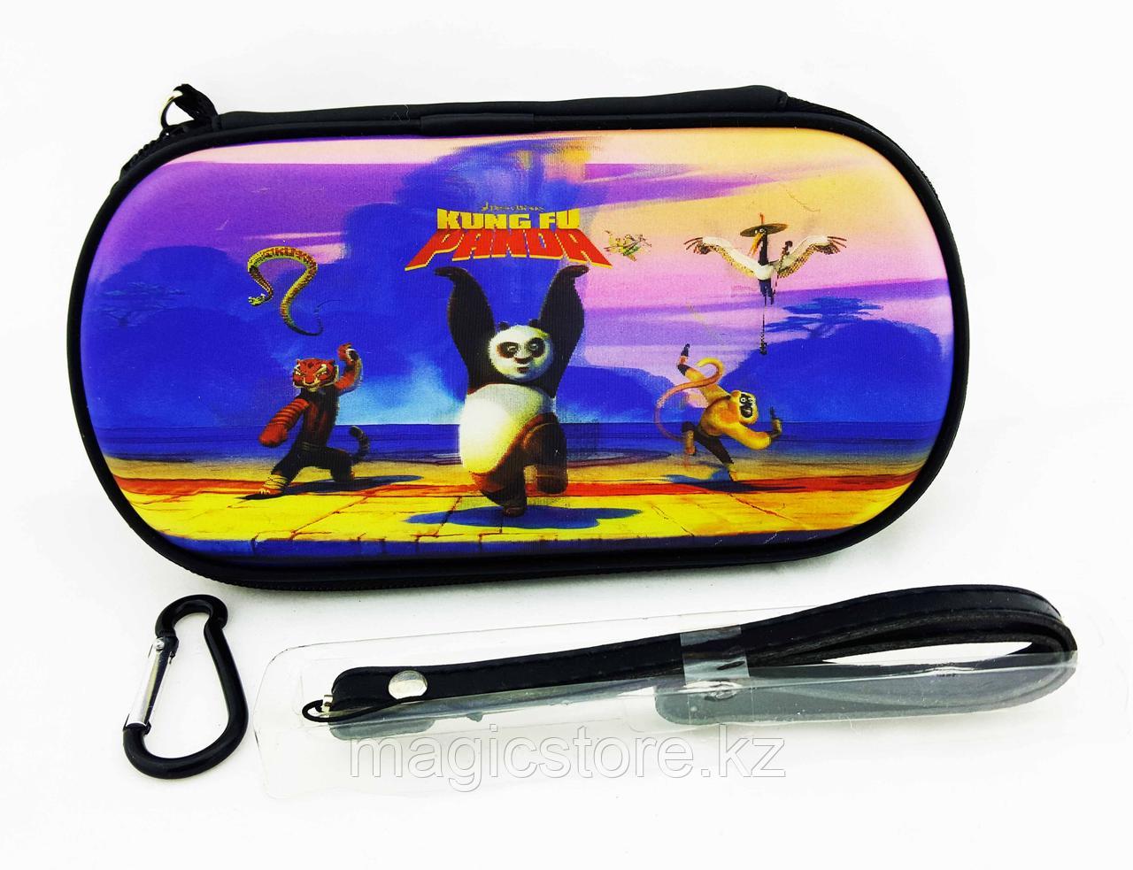 Чехол на молнии с 3D картинкой PSP 1000/2000/3000 3in1 3D picture, Kung Fu Panda