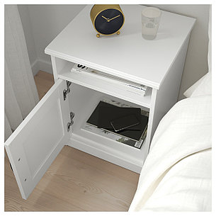 Тумба прикроватная СОНГЕСАНД белый ИКЕА, IKEA , фото 2