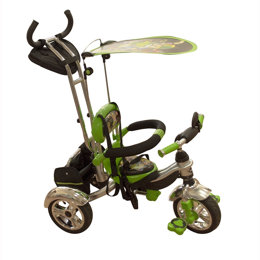 Детские Велосипед трехколесный Mars Trike KR-01 H Зеленый надувные колеса (Китай)
