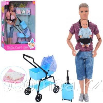 Кукла Кен Defa Lucy с младенцем и коляской