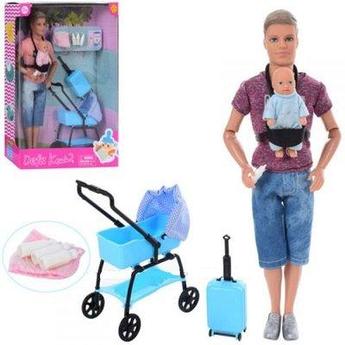 Кукла Кен Defa Lucy с младенцем и коляской