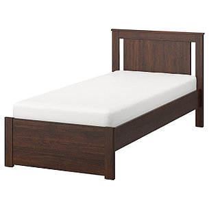 Кровать каркас СОНГЕСАНД коричневый 90х200 ИКЕА, IKEA   , фото 2