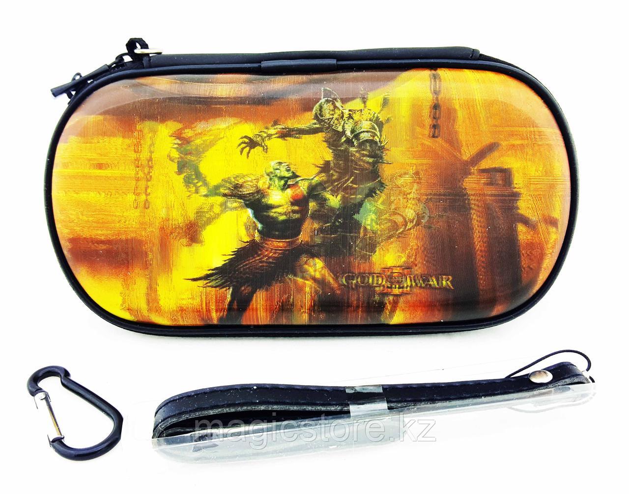 Чехол на молнии с 3D картинкой PSP 1000/2000/3000 3in1 3D picture, God Of War 3