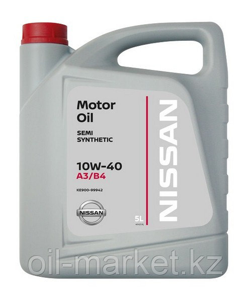 Моторное масло Ниссан / NISSAN MOTOR OIL SL/CF 10W-40 SEMI-SYNTHETIC 5L KE90099942