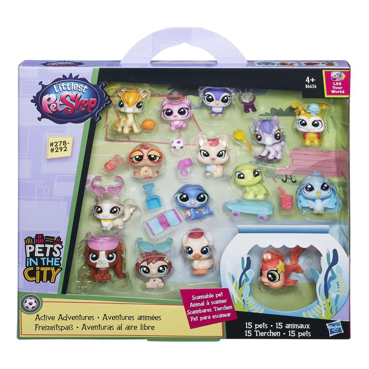 Hasbro Littlest Pet Shop "Городская мода" Набор зверюшек-малышей B6626