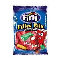 Жев.мармелад "Filled MIX" Блочки ассорти с начинкой 100 гр   /FINI Испания/