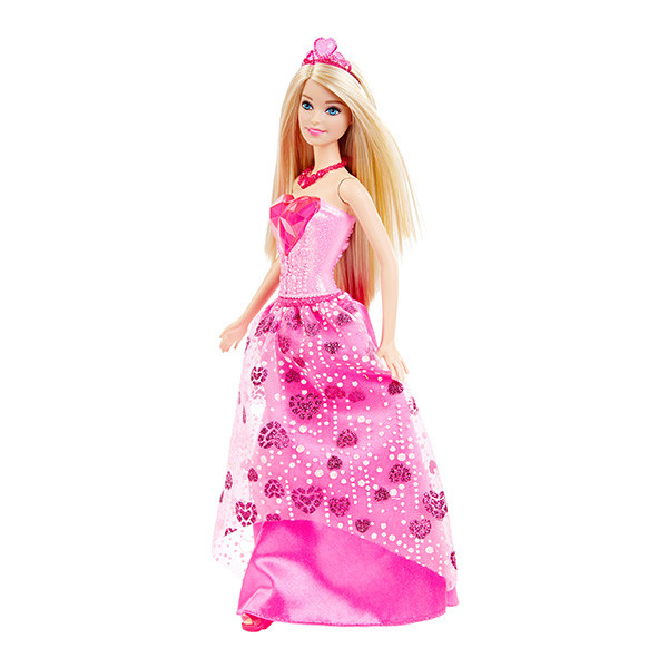 Barbie Принцессы - Кукла в платье с сердцем (СНГ)