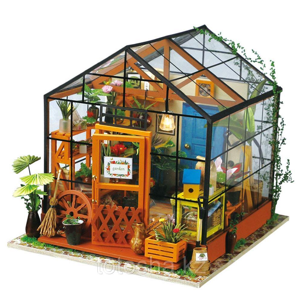 Румбокс Цветочный дом Кэти со светодиодной подсветкой Kit-Cathy's Flower House