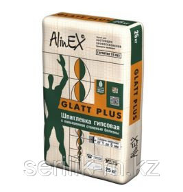 ALINEX GLATT PLUS ГИПСОВАЯ ШПАКЛЕВКА 25 КГ, фото 1