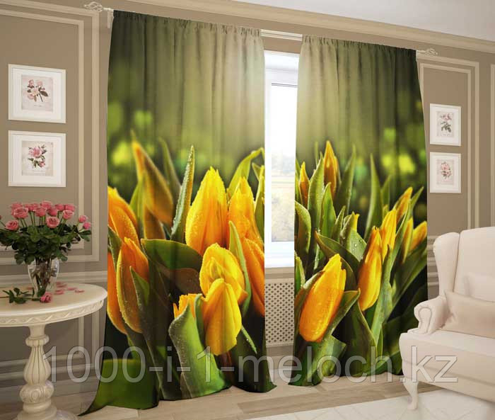 Фотошторы "Тюлип". пр-во Россия. Алматы
