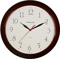 Часы d-290мм, круглые, белые, бородовый корпус, минеральное стекло Часпром