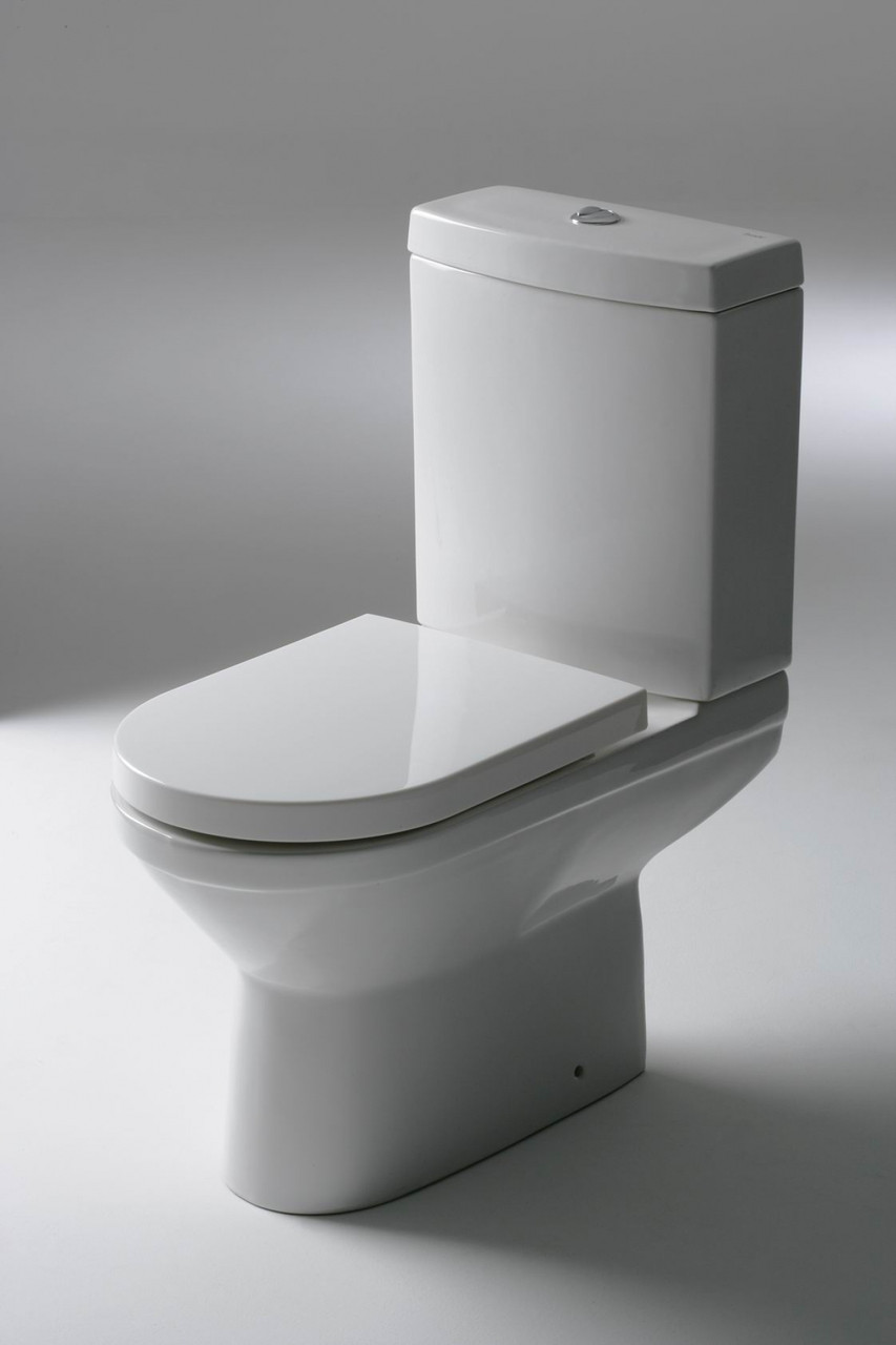 С01014UW-P-RUS Унитаз компакт (прямоуг. бачок)New Moon с арм.Geberit3/6L,cиден s-cl дюропл.метал п-л