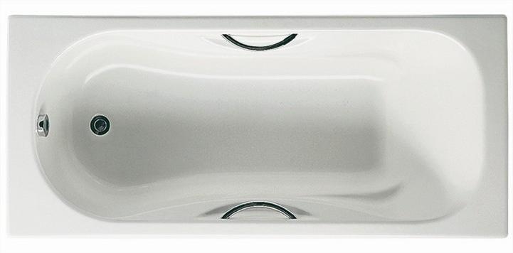 ВАННА ЧУГУННАЯ MALIBU 150 C/(F,OA,ER) БЕЛ (с ручками)