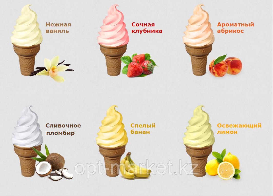 Сливочно-ванильная смесь для мягкого мороженого - фото 5 - id-p58784871