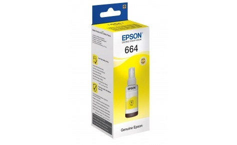 Чернила Epson C13T66444A (664) 70ml Yellow (- чернила оригинал) - фото 1 - id-p60152367