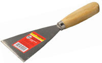 Шпательная лопатка ТЕВТОН c деревянной ручкой, 30мм