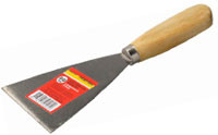Шпательная лопатка ТЕВТОН c деревянной ручкой, 30мм - фото 1 - id-p4427790