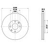 Тормозные диски Citroen C5 (01-..., передние) 