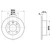 Тормозные диски Citroen XANTIA (93-03, передние) 