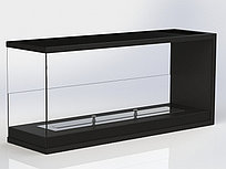 Торцевой биокамин с подиумом