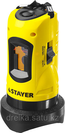 Нивелир лазерный линейный SLL-1, STAYER 34960, дальность 10м, точн. +/-0,5 мм/м, фото 2