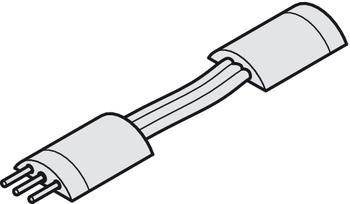 Соединительный провод, для LED 3017, 1000 мм, для подключения светодиодных лент, 24 В, 1000 мм