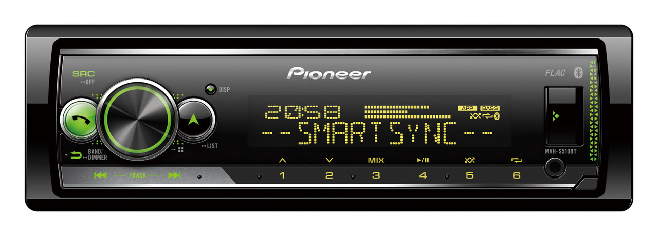 Автомагнитола Pioneer MVH-S510BT - фото 1 - id-p60002215