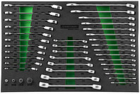 (W60246139SV) Набор ключей гаечных и адаптеров в EVA ложементе 560х400 мм, 39 предметов W106246139SV