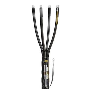 Концевая кабельная муфта для кабелей с бумажной или пластмассовой изоляцией до 1кВ 4КВНТп-1-70/120 (Б)