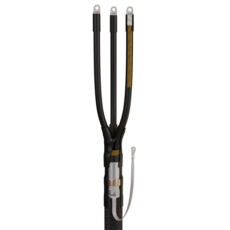 Концевая кабельная муфта для кабелей с бумажной или пластмассовой изоляцией до 1кВ 3КВНТп-1-150/240