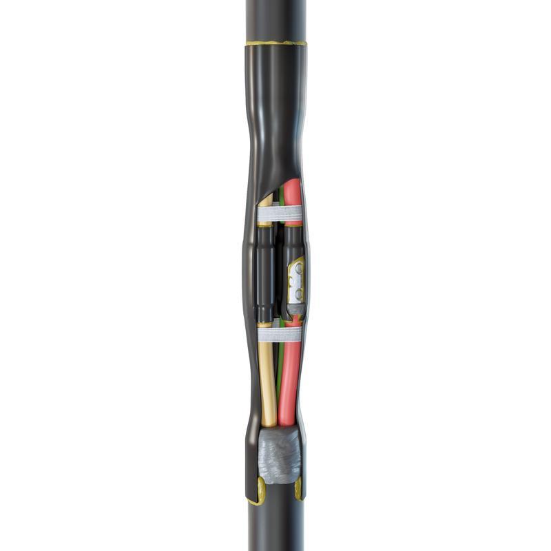 Соединительная кабельная муфта для кабелей с резиновой изоляцией до 1кВ 4РСТ-1-35/50