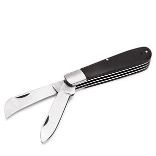 Нож монтерский малый складной с двумя лезвиями НМ-07