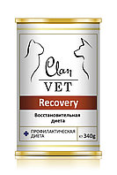 CLAN VET RECOVERY диет консервы для собак и кошек Восстановительная диета 340г