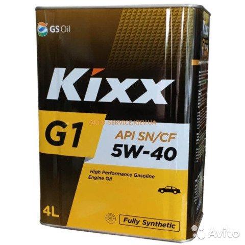 Моторное масло KIXX G1 5w40 4л