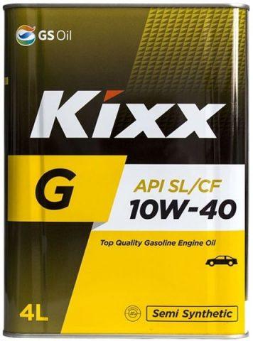 Моторное масло KIXX G SL 10w40 4л