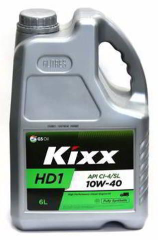 Моторное масло дизель KIXX D1 10w40 6л