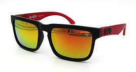Солнцезащитные очки SPY+ by Ken Block, красные дужки,черная оправа.