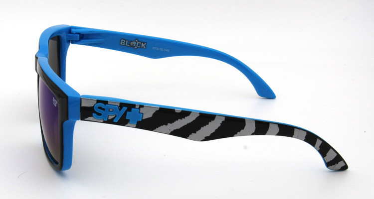 Солнцезащитные очки SPY+ by Ken Block, голубая зебра - фото 5 - id-p60238787