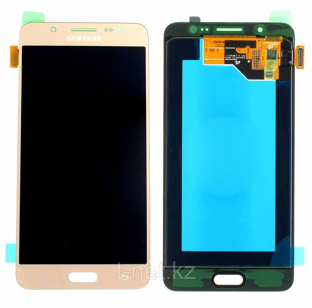 Дисплей Samsung Galaxy J5 Duos (2016) SM-J510 Сервис Оригинал с сенсором, цвет золотистый - фото 3 - id-p60039583
