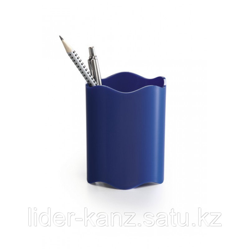 Стакан для ручек, 102x80мм, пластик, синий Durable