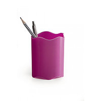 Стакан для ручек, 102x80мм, пластик, темно-розовый Durable