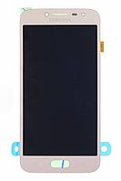 Дисплей Samsung Galaxy J2 (2017) SM-J250F Сервис Оригинал с сенсором, цвет золотистый