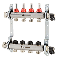 Коллектор с расходомерами 4 вых IMI (Швейцария)