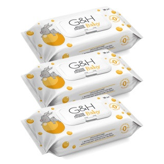 Детские влажные салфетки G&H Baby 3 уп