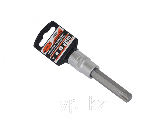 Торцевая головка со вставкой TORX - звездочка, Т-60, 100мм. 1/2" АвтоДело Professional