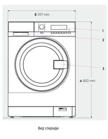 Промышленная стиральная машина Electrolux MyPro WE170P 8 кг - фото 2 - id-p60245166