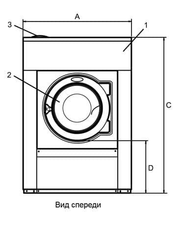 Промышленная стиральная машина Electrolux WD5240 15 кг - фото 2 - id-p60245189